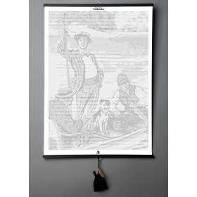 Книга-картина Jerome K. Jerome "Three Men in a Boat"