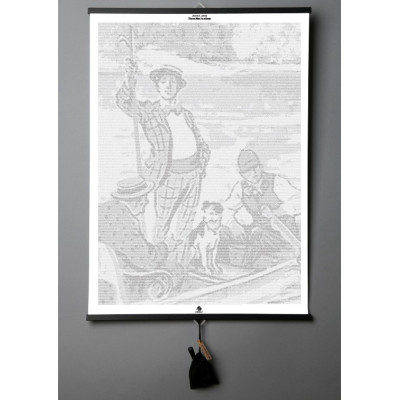 Книга-картина Jerome K. Jerome "Three Men in a Boat"