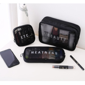 Набір дорожніх органайзерів "Neatness. Beauty. Etc." (Чорний)-foto13