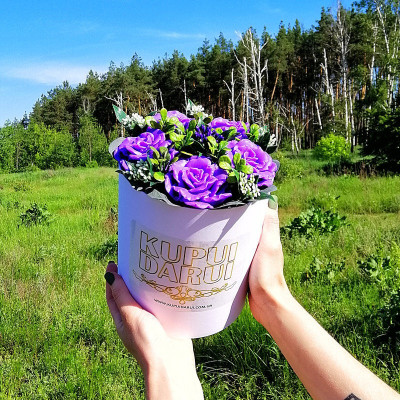 Букет із мила "Бегонії", 5 шт.-foto2