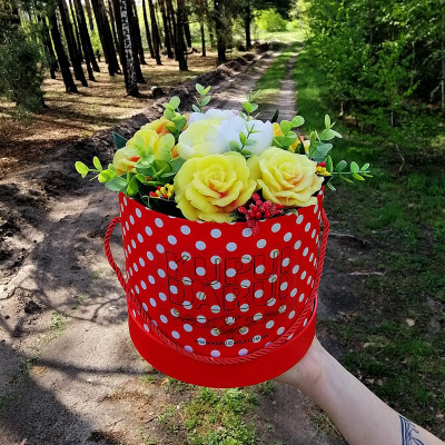 Квітковий букет із мила "Весна"-foto3