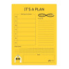 Магнітний планер "It's a plan" на холодильник