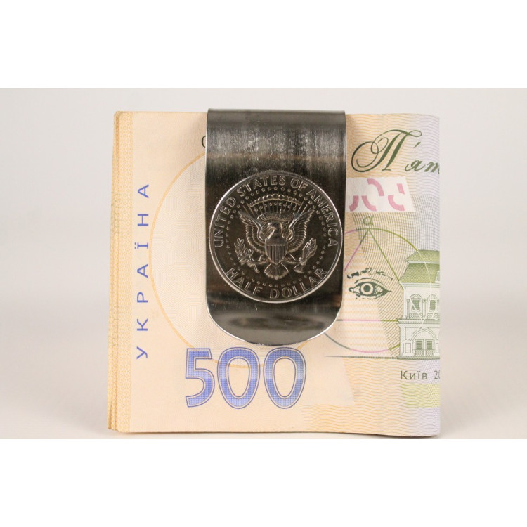 Зажим для денег "Half Dollar США 1969 г."