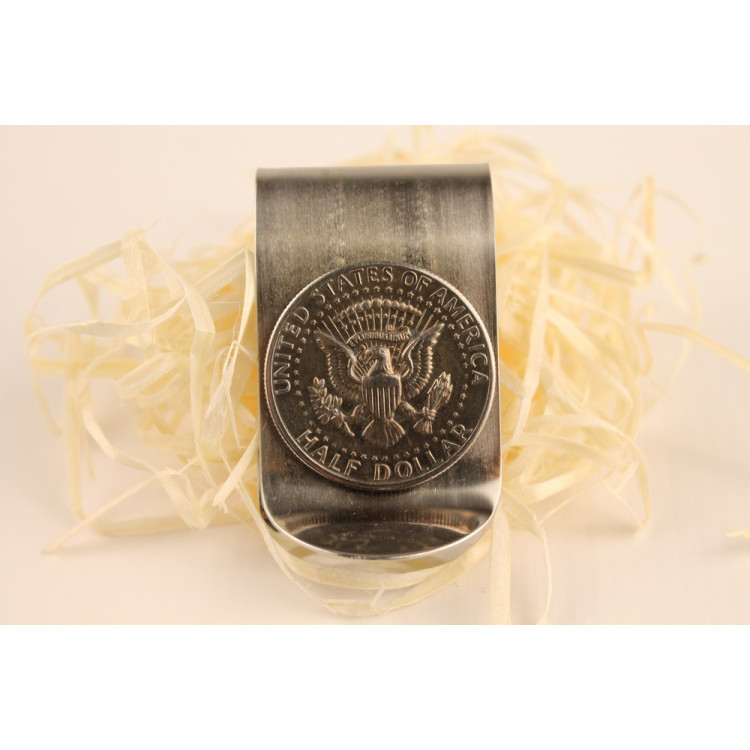 Зажим для денег "Half Dollar США 1969 г."