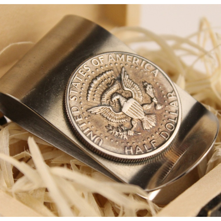 Зажим для денег "Half Dollar США 1969 г."