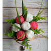 Букет квітів з мила ручної роботи "Півонії"