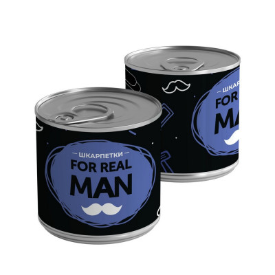 Шкарпетки-консерви "For real man"