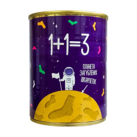 Носки-консерва "1+1=3"