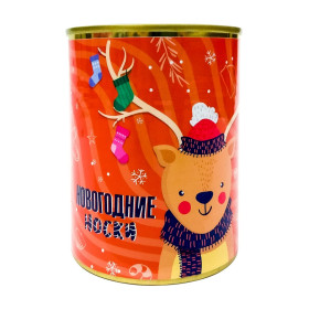 Носки-консерва "Новогодние носки" Носки-консерва "Новогодние носки"