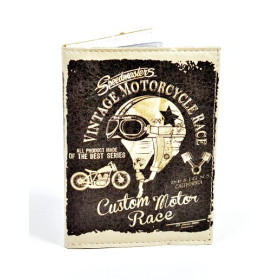 Обложка для прав "Vintage Motorcycle"