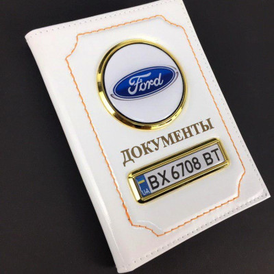 Обкладинка для автодокументів (біла)-foto5