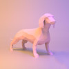3D пазл з паперу для самостійного складання "Такса"