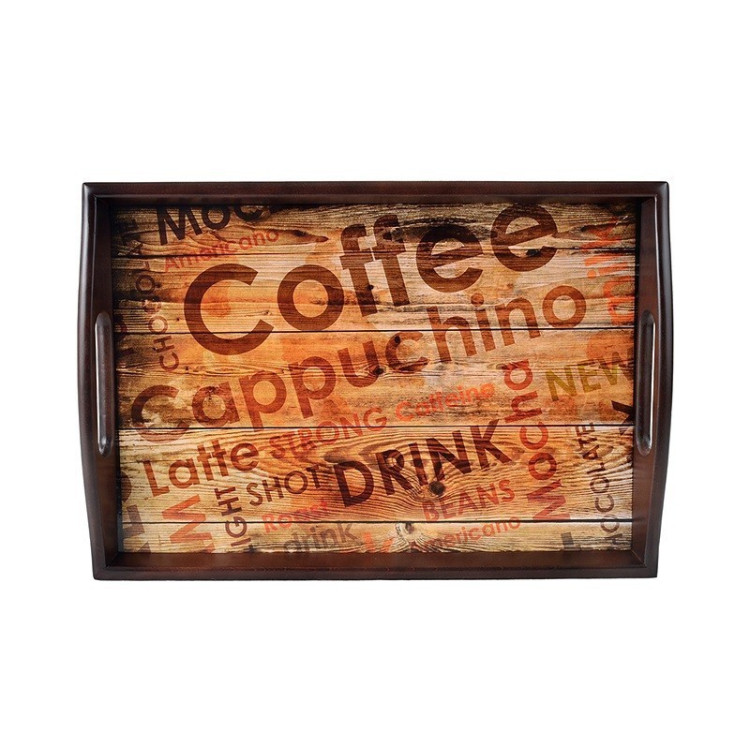 Поднос на подушке с ручками "Coffee"