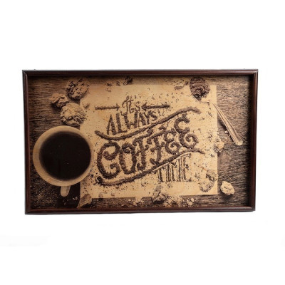 Поднос на ножках "It's always coffee time"-foto2