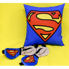 Подушка с принтом "Superman" лого-foto2