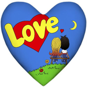 Подушка-сердце "Love is"