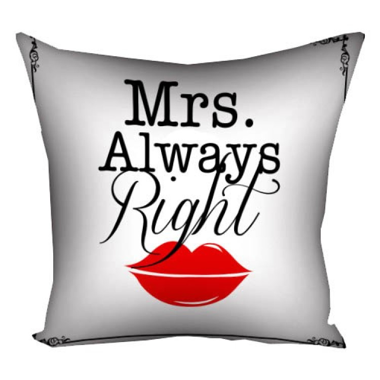 Подушка "Mrs. Right"