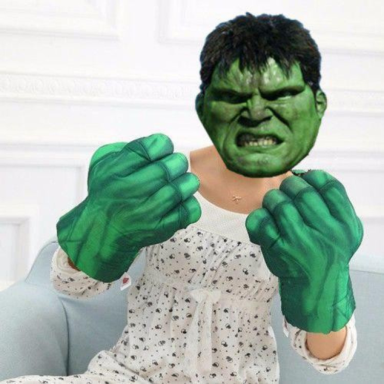 Перчатки "Руки Халка"
