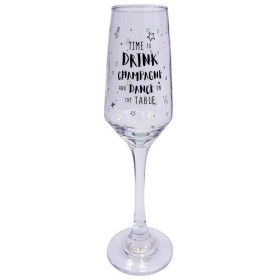 Келих для шампанського "Time to drink champagne"