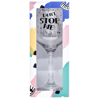 Винный бокал "Don't stop me"-foto2