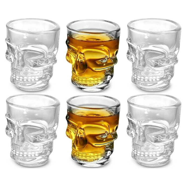 Набор рюмок черепушек 4 шт.