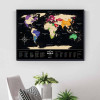 Скретч-карта мира Travel Map "Black World" на английском языке