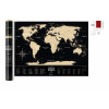 Скретч-карта мира Travel Map "Black World" на английском языке