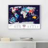 Скретч-карта мира Travel Map "Holiday World" на английском языке