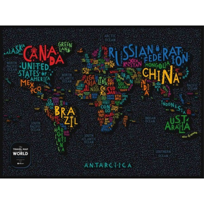 Скретч карта Travel Map "Letters World"-foto2