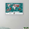 Скретч-карта мира Travel Map "Marine World" на английском языке