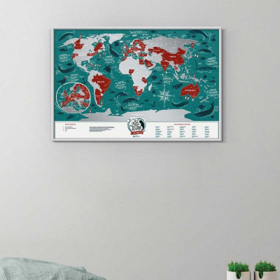 Скретч карта Travel Map "Marine World"