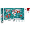 Скретч-карта мира Travel Map "Marine World" на английском языке