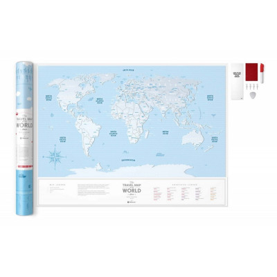 Скретч карта Travel Map "Silver World"-foto2