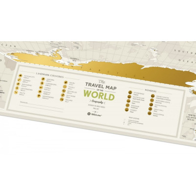 Скретч карта Travel Map "Geography World"-foto8