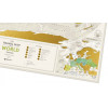 Скретч-карта мира Travel Map "Geography World" на английском языке