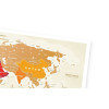 Скретч-карта мира Travel Map "Gold World" на украинском языке
