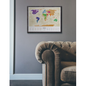 Скретч карта Travel Map "Gold World" (укр. язык)-foto14