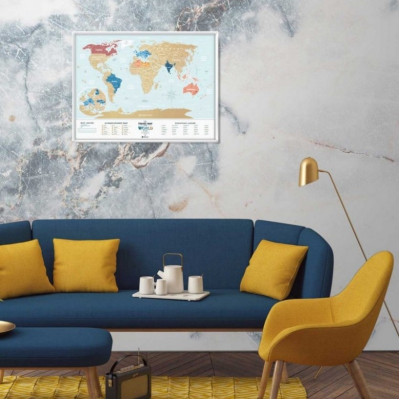 Скретч карта Travel Map "Holiday Lagoon World"-foto12