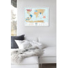 Скретч-карта мира Travel Map "Holiday Lagoon World" на английском языке