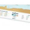 Скретч-карта мира Travel Map "Holiday Lagoon World" на английском языке