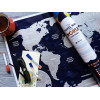 Скретч-карта мира Travel Map "Holiday World" на английском языке