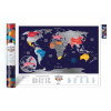 Скретч-карта мира Travel Map "Holiday World" на английском языке