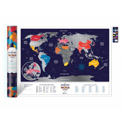 Скретч карта Travel Map "Holiday World"-foto2