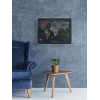 Скретч-карта мира Travel Map "Letters World" на английском языке