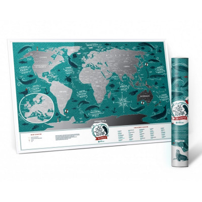 Скретч карта Travel Map "Marine World"-foto6