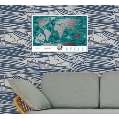 Скретч карта Travel Map "Marine World"-foto11