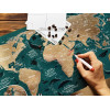 Скретч-карта мира Travel Map "Marine World" на английском языке