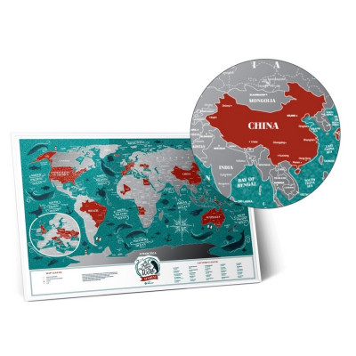 Скретч карта Travel Map "Marine World"-foto4