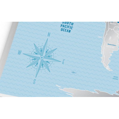 Скретч карта Travel Map "Silver World"-foto7