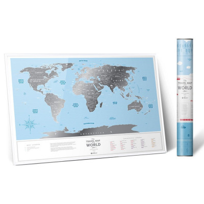 Скретч карта Travel Map "Silver World"-foto12